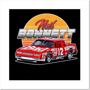 Neil Bonnett 12 Retro 80s Posters and Art